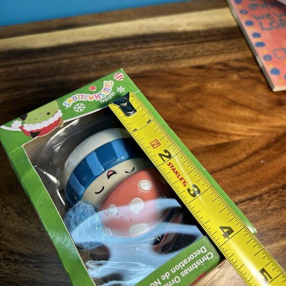 Kurt Adler Kelly Toys Squishmallows Ornament Malcolm the Red Spotted Mushroom - Picture 7 of 8